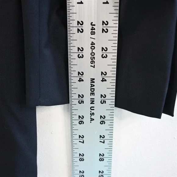 Michael Kors‎ 44R Navy 100% Wool Silver Button Blazer Suit Jacket Sport Coat